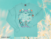 I Hate It Here Floral Secret Gardens Long Sleeve Tee