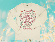 I Hate It Here Floral Secret Gardens Long Sleeve Tee