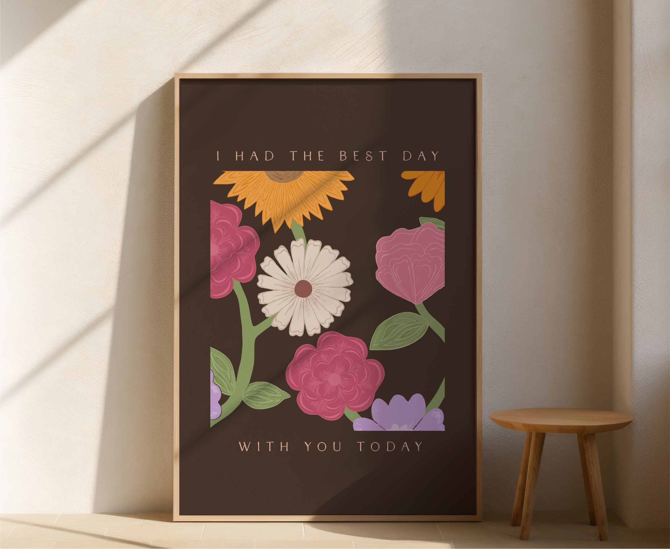 Brown Best Day Poster