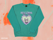 He's Gonna Miss Me Frankenstein Comfort Colors Crewneck