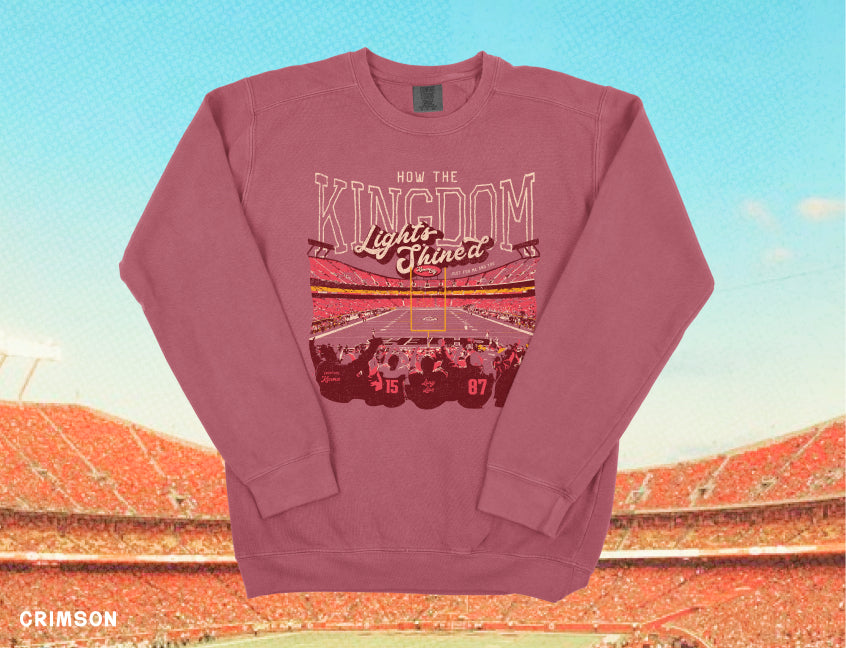 How the Kingdom Lights Shined Kansas City Crewneck