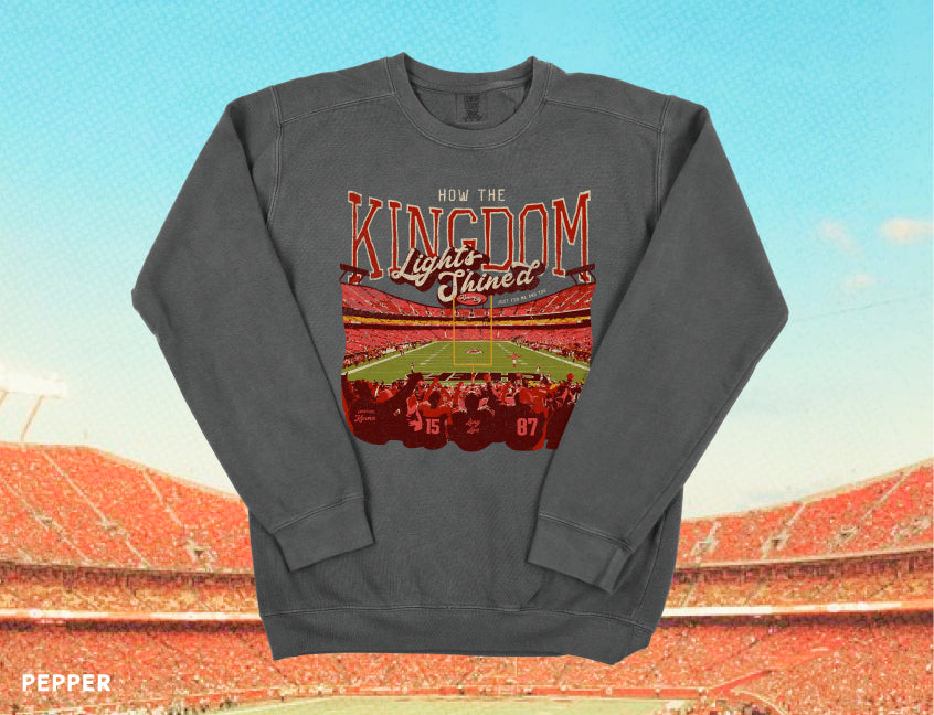 How the Kingdom Lights Shined Kansas City Crewneck