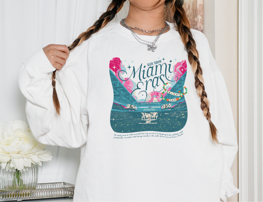 Miami Eras Night One Hard Rock Stadium Comfort Colors Crewneck