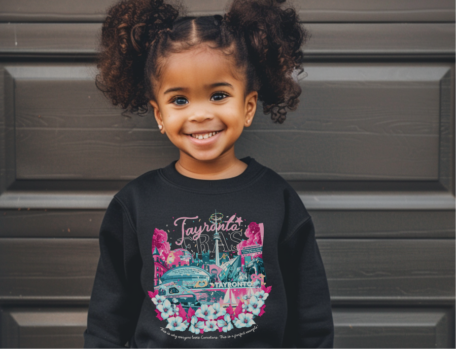 Kid's Toronto Eras Night One Crewneck Sweatshirt