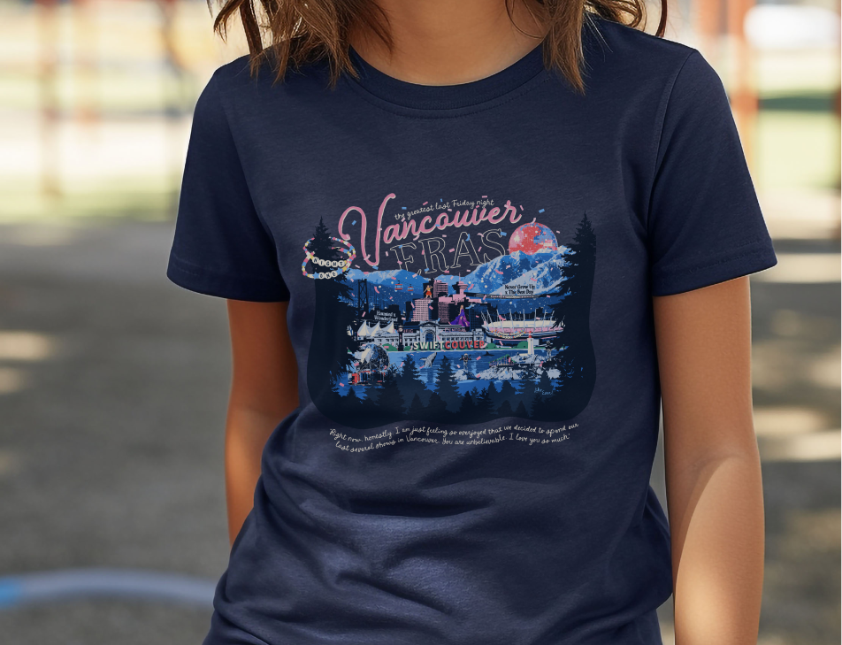 Kid's Vancouver Eras Night One Comfort Colors Tee