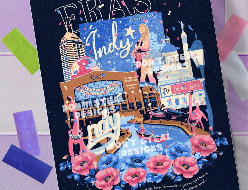 Navy Indianapolis Eras Night One Poster