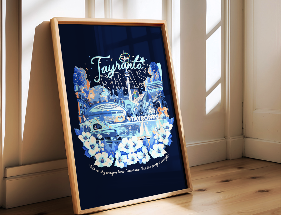 Navy Toronto Eras Night One Poster