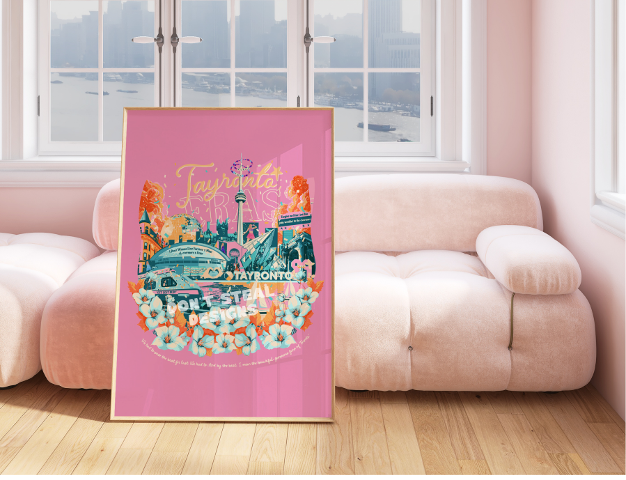 Pink Toronto Eras Night Two Poster