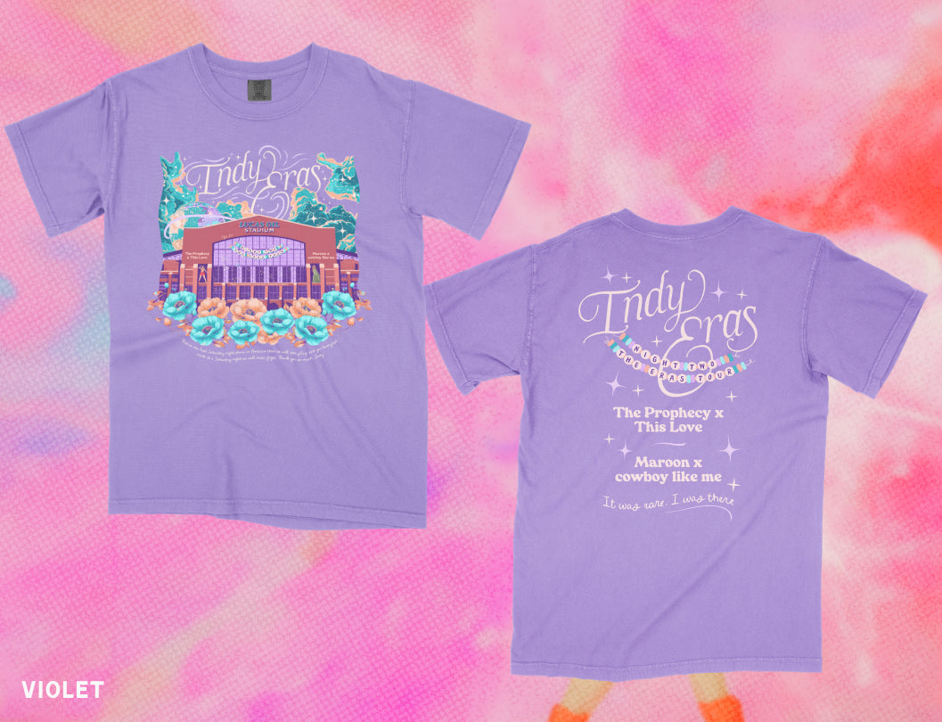 Indianapolis Eras Night Two Lucas Oil Stadium Tee