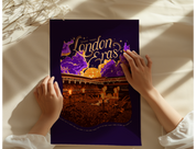 Purple Night Three London Eras Wembley Stadium Poster