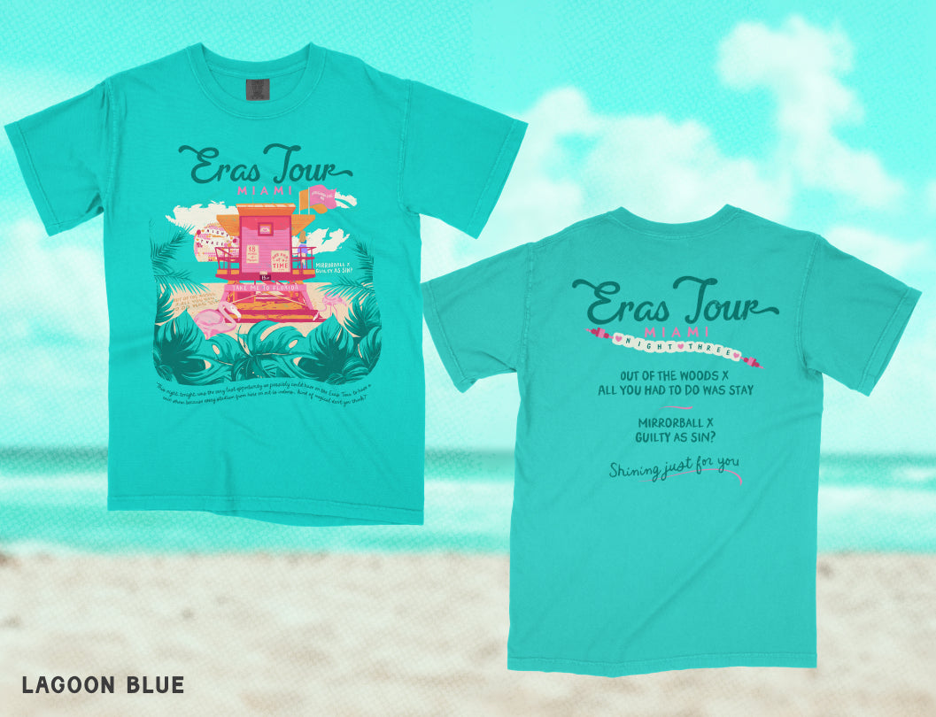 Kid's Miami Eras Night Three Lifeguard Tee