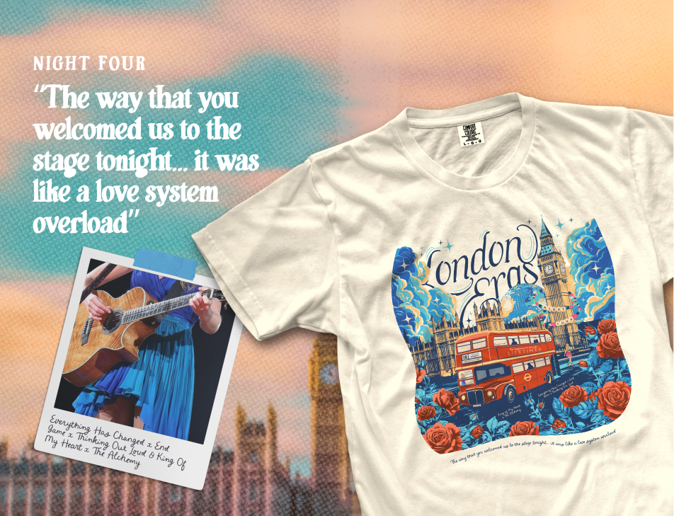 London Eras Night Four Tee