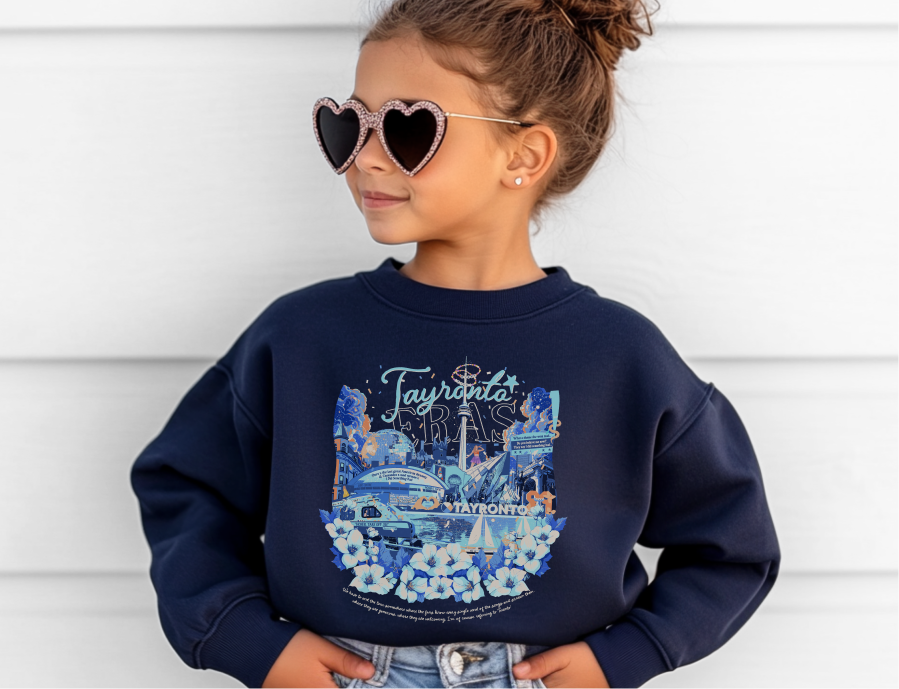 Kid's Toronto Eras Night Five Crewneck Sweatshirt