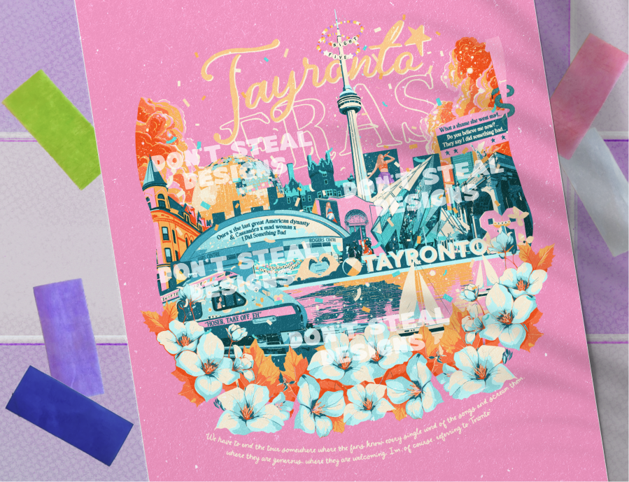 Pink Toronto Eras Night Five Poster