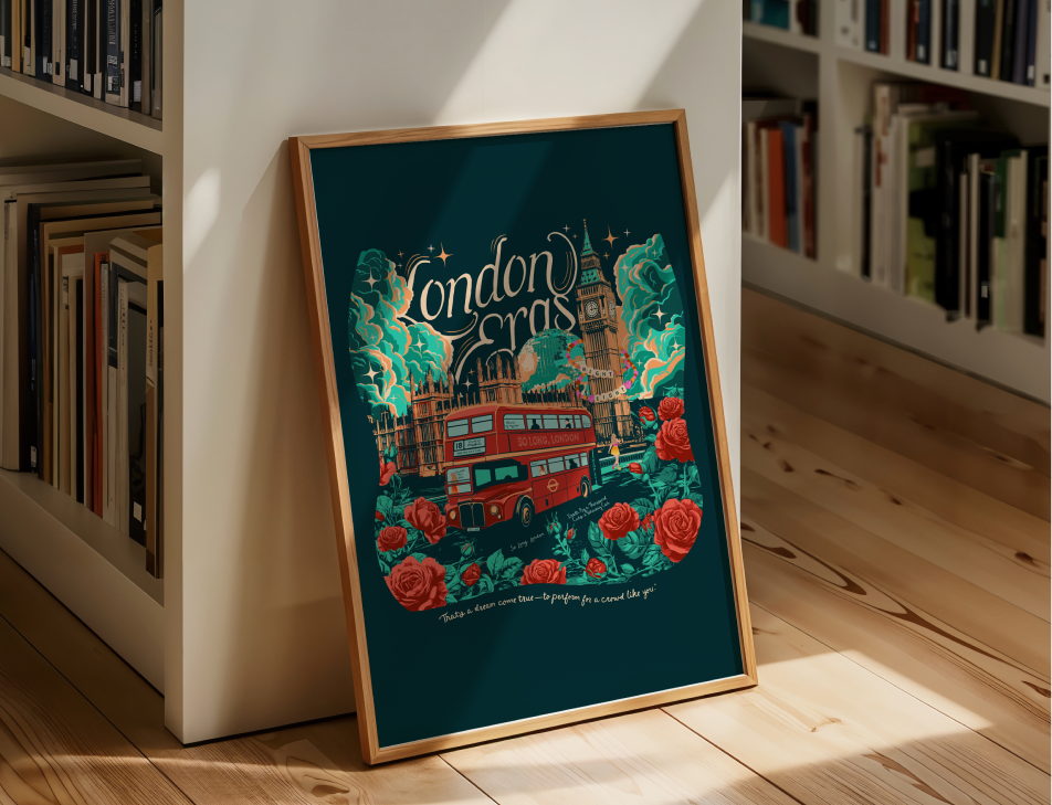 Emerald London Eras Night Eight Poster