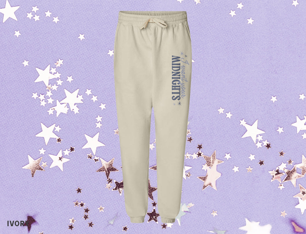 I Want Your Midnights Lightweight Fleece Sweatpants