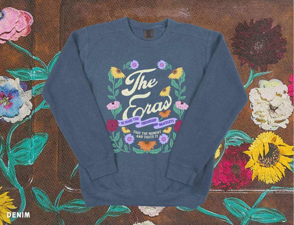 Eras Floral Piano Crewneck