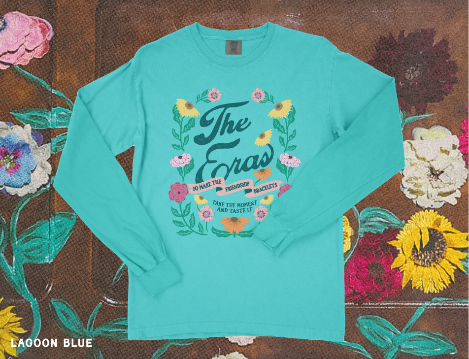 Eras Floral Piano Long Sleeve Tee