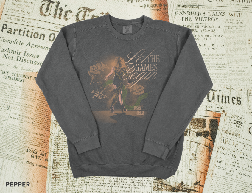 Let The Games Begin Eras Crewneck