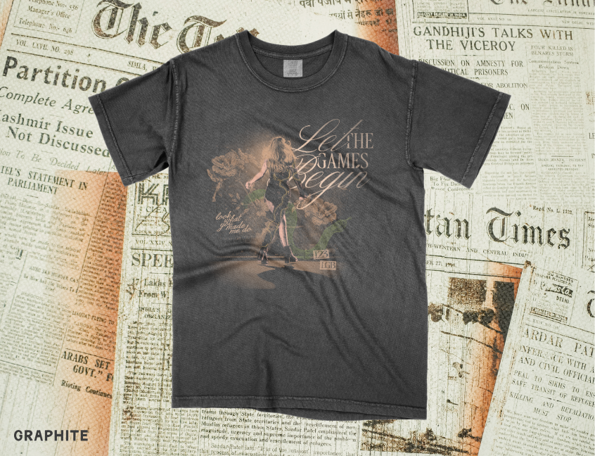 Let The Games Begin Eras Tee