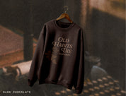 Old Habits Die Screaming Black Dog Crewneck