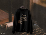 Old Habits Die Screaming Black Dog Crewneck