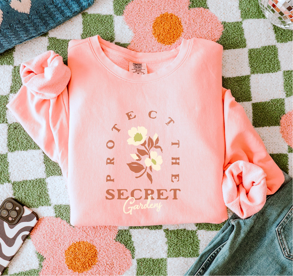 Protect The Secret Gardens Lightweight Crewneck