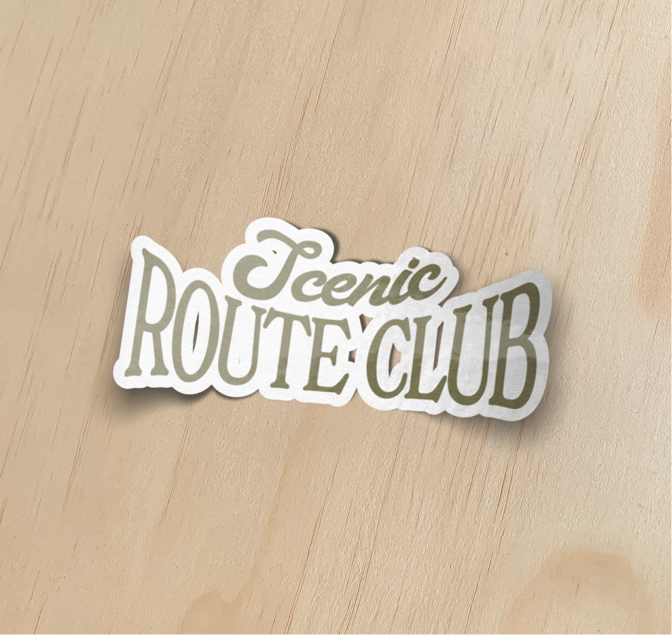 Scenic Route Club Stickers