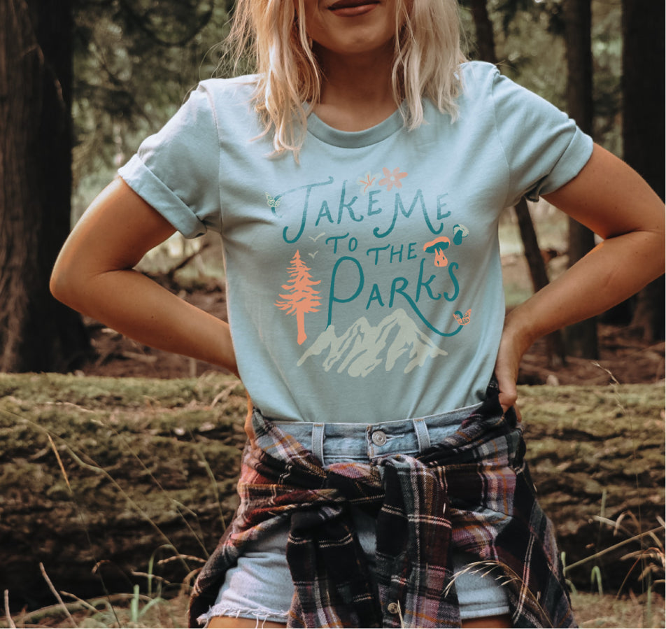 Take Me To The Parks Soft Tee