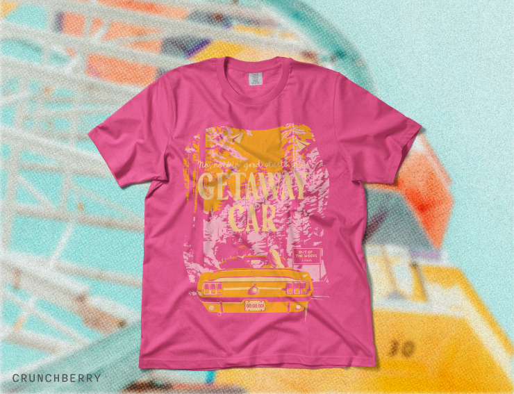 Drivin' the Getaway Car Out of the Woods Tee