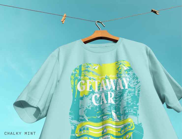 Drivin' the Getaway Car Out of the Woods Tee