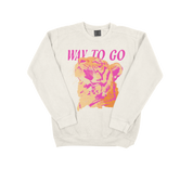 Way To Go Tiger Lightweight Comfort Colors Crewneck