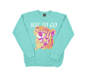 Way To Go Tiger Lightweight Comfort Colors Crewneck