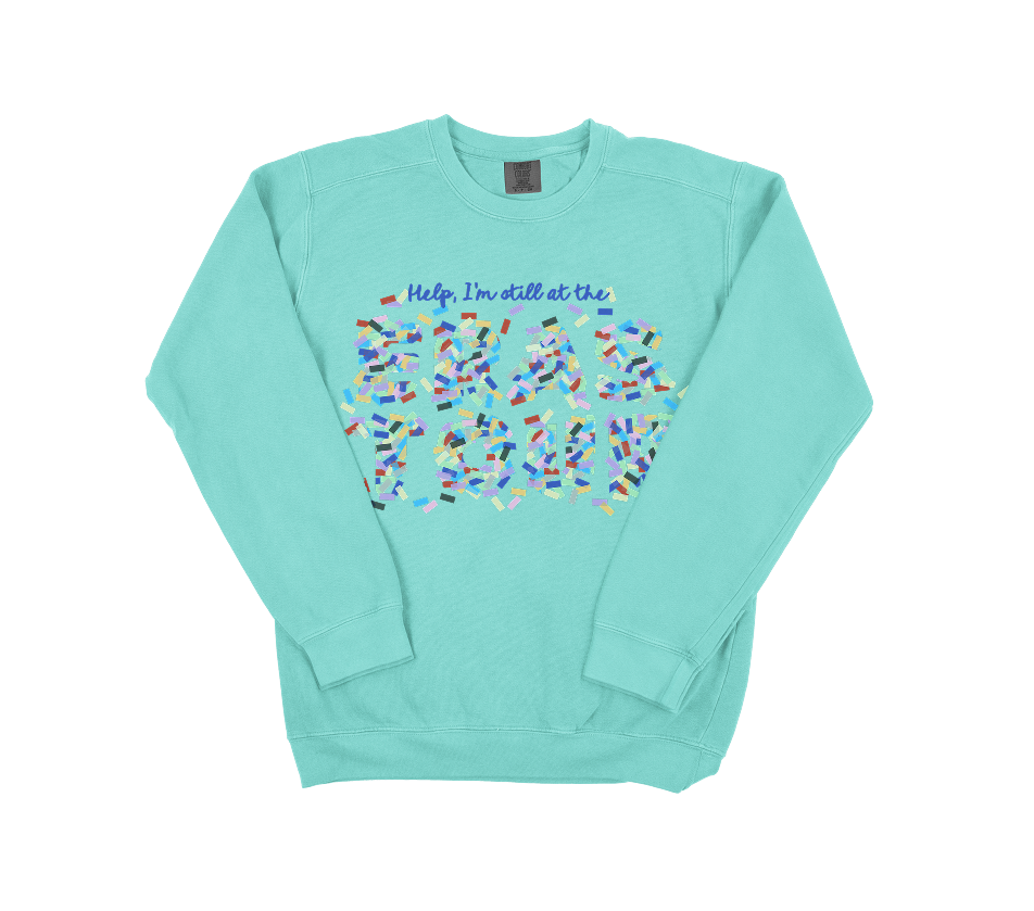 Help, I'm Still at the Eras Lightweight Comfort Colors Crewneck