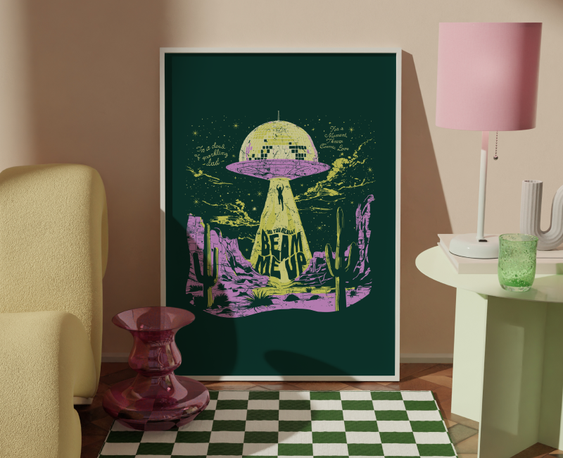 Beam Me Up Poster