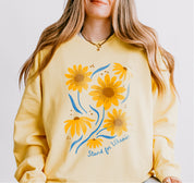 Stand For Ukraine Lightweight Crewneck